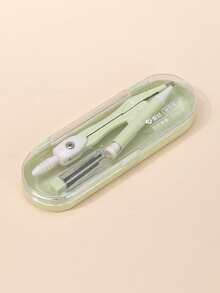 2pcs Compass & Pencil Lead Set,Ruler,Rulers - Multicolor - View 2