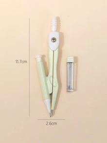 2pcs Compass & Pencil Lead Set,Ruler,Rulers - Multicolor - View 3