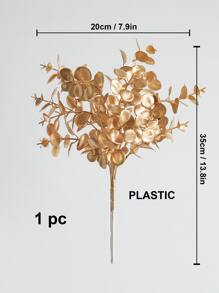 1入組人造植物 - 金色 - 查看 3