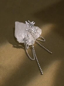 Rhinestone Decor Earrings