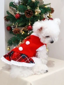 Váy Thú cưng - Đỏ - Xem 2