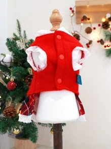 Váy Thú cưng - Đỏ - Xem 4