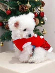 Váy Thú cưng - Đỏ - Xem 5