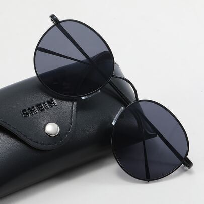 Men Metal Frame Fashion Glasses