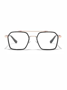 Men Top Bar Glasses Accessories - Black - View 2