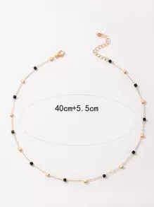 imoli Square Decor Necklace - Yellow Gold - View 8