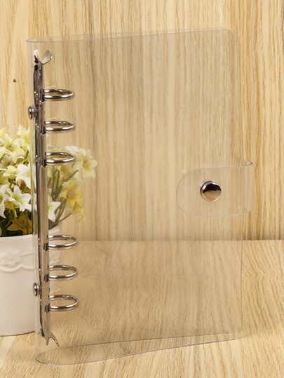 1 Bìa còng 6 lỗ khổ A5 trong suốt, chống thấm nước, dễ vệ sinh