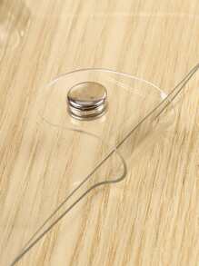 1 buah Binder 6 Ring Transparan Ukuran A5, Tahan Air & Mudah Dibersihkan - Clear - View 5