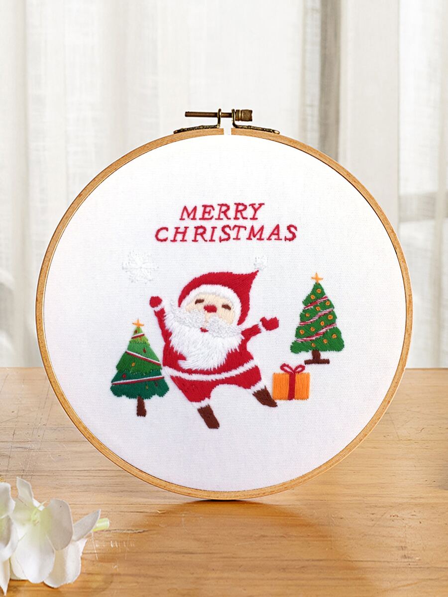 1 Set Diy Santa Claus Material Pack Set, Includes 5 Items - Multicolor - View 1