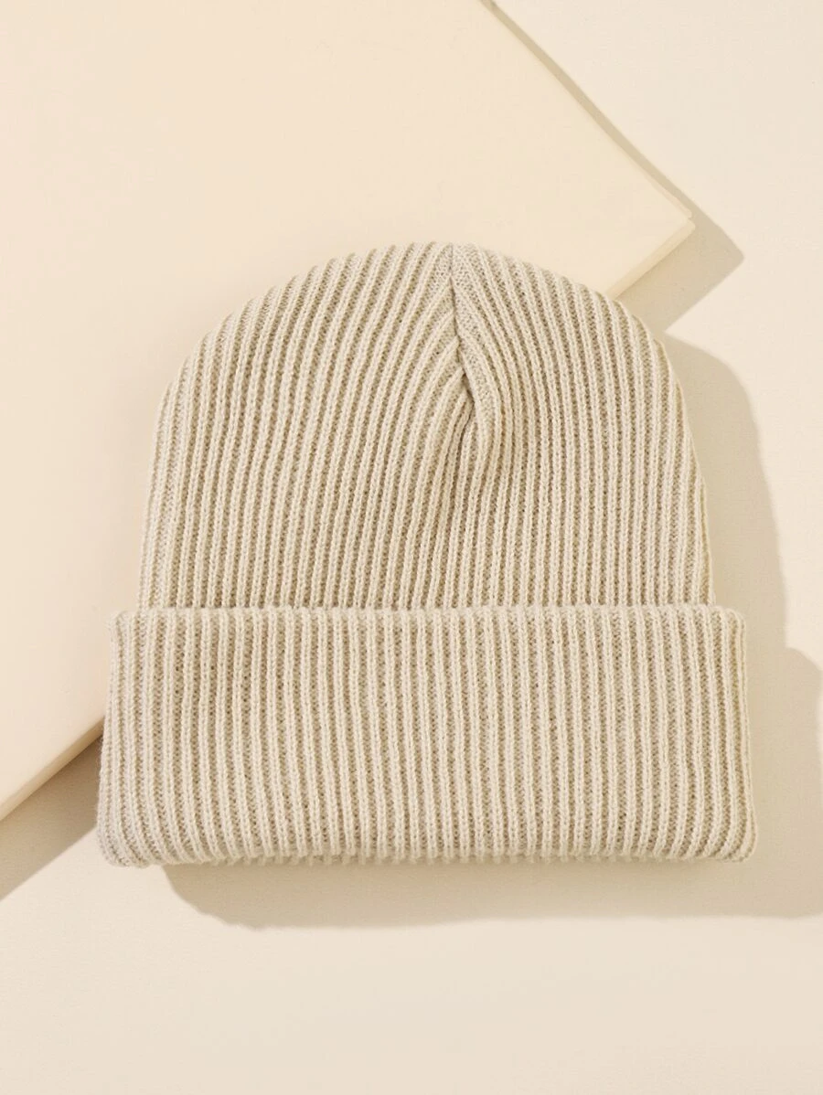 Gorro minimalista unicolor - Beis - Ver 1