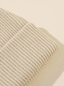 Gorro minimalista unicolor - Beis - Ver 5