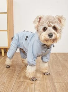 BONAPET Pet Blue Four-Legs Raincoat
