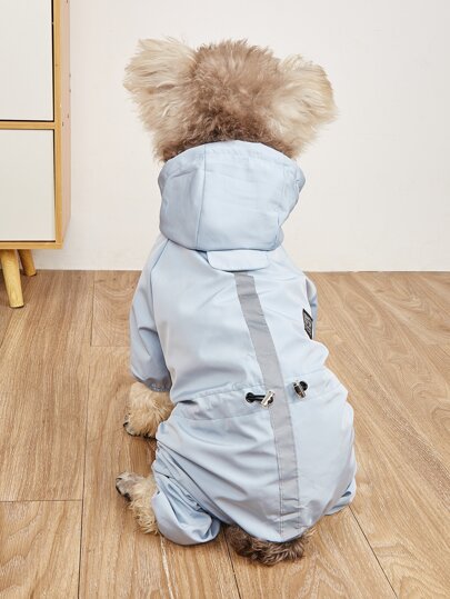 BONAPET Pet Blue Four-Legs Raincoat