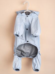 BONAPET Pet Blue Four-Legs Raincoat