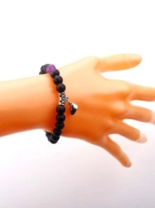 2 cái Cặp Đôi Từ Trái Tim Trang Trí Nội Thất Vòng Tay Cườm - Nhiều màu - Xem 5