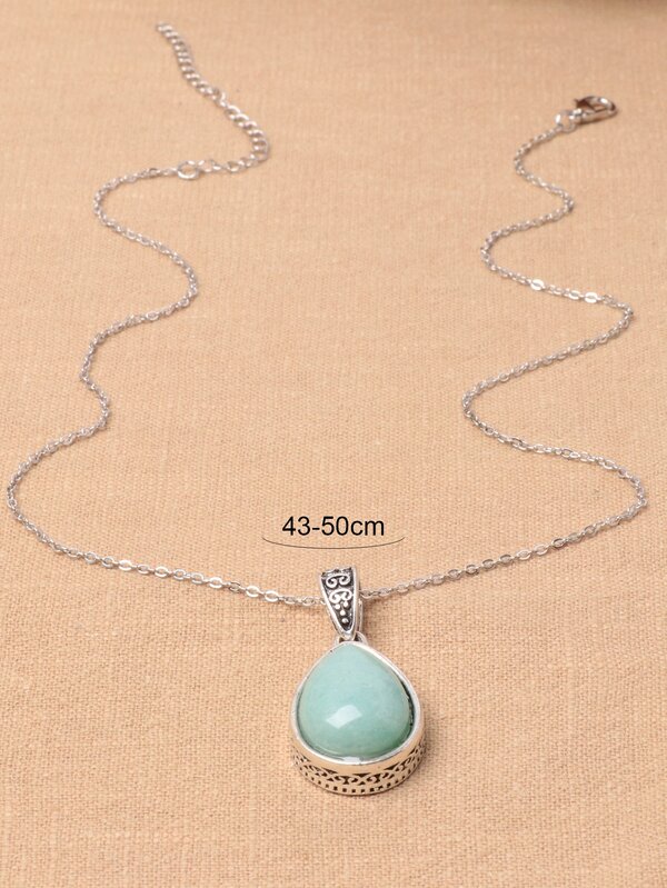Waterdrop Charm Necklace SHEIN USA