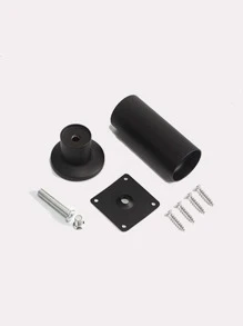 1pc Stainless Steel Furniture Rack - Black - View 5