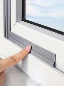 1pc Soundproof Sealing Strip, Grey Self Adhesive Windproof Door Bottom Sealing Tape For Household - Grey - View 1