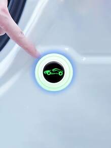 4入組車圖案夜光門擋 - 彩色 - 查看 1