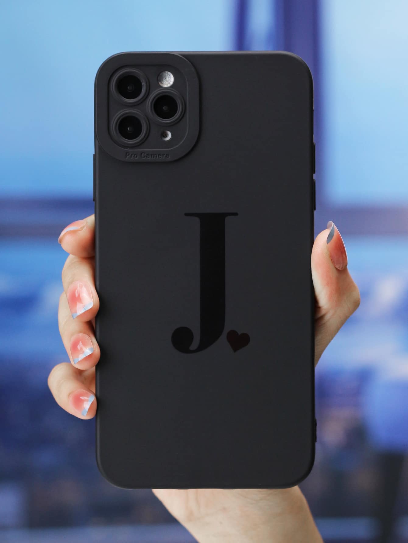 Funda para teléfono con gráfico de letras compatible con iPhone15/15Plus/15Pro/15Promax - Multicolor - Ver 1