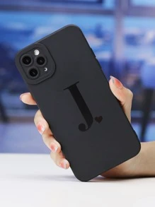 Funda para teléfono con gráfico de letras compatible con iPhone15/15Plus/15Pro/15Promax - Multicolor - Ver 4