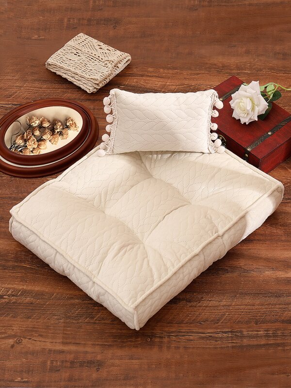 Newborn Photography Pom Pom Trim Pillow & Mattress Prop SHEIN UK