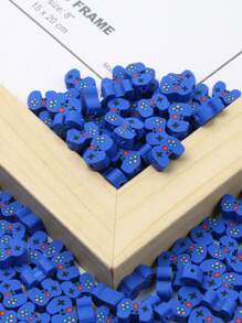 50入組遊戲控制器形狀軟黏土珠子適用於DIY手鍊製作 - 彩色 - 查看 2