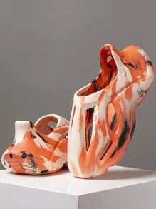 Guốc gỗ Nam - trái cam - Xem 2