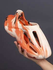 Guốc gỗ Nam - trái cam - Xem 5