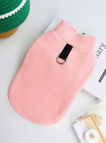 北歐風格休閒背心 - 粉色 - 查看 1