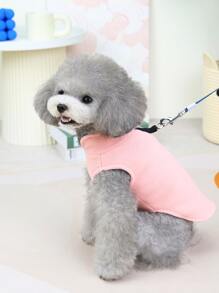 北歐風格休閒背心 - 粉色 - 查看 5