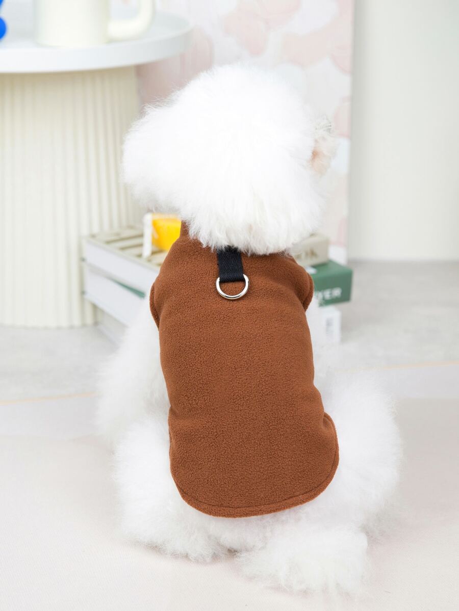 北歐背心休閒風 - 棕色 - 查看 1