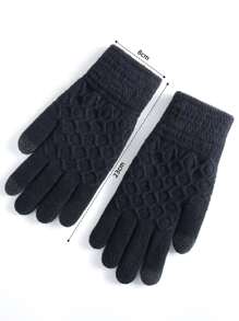 Minimalist Solid Gloves - Black - View 3