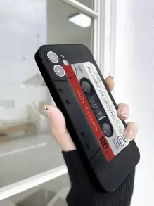 Cassette Tape Print Phone Case - Multicolor - View 2