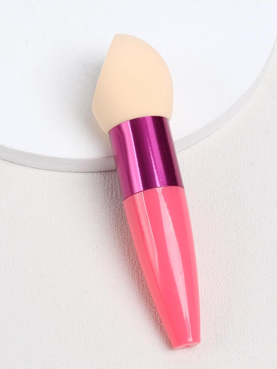 1个化妆海绵，便宜，圣诞礼物，化妆品，化妆工具，廉价商品，礼品，女士礼品，圣诞礼物 - 珊瑚粉 - 查看 1