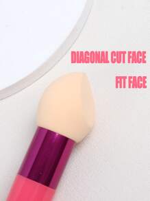 1个化妆海绵，便宜，圣诞礼物，化妆品，化妆工具，廉价商品，礼品，女士礼品，圣诞礼物 - 珊瑚粉 - 查看 4