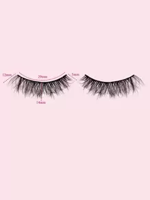 Pestañas postizas completas, 10 pares de pestañas postizas de visón sintético, pestañas voluminizadas, regalo para mujeres y niñas,pestañas pestans extensiones de pestañas