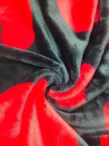 1pc Heart Pattern Blanket - Multicolor - View 4