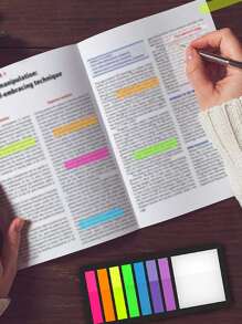 1 st Kleurblok Index Sticker - Veel kleurig - Bekijken 1