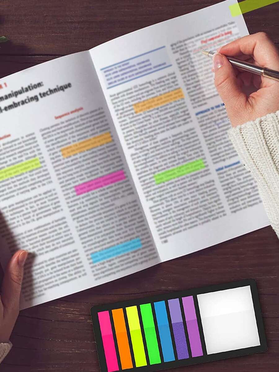 1 st Kleurblok Index Sticker - Veel kleurig - Bekijken 1