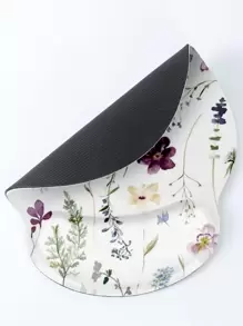 Floral Print Mouse Pad, Desk Mouse Pad
