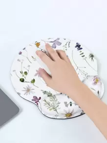 Floral Print Mouse Pad, Desk Mouse Pad