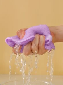 1pc Facial Sheet Towel - Mauve Purple - View 4