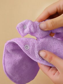 1pc Facial Sheet Towel - Mauve Purple - View 5