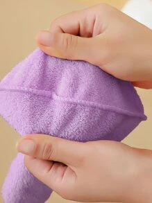 1pc Facial Sheet Towel - Mauve Purple - View 6