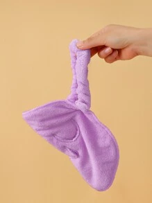 1pc Facial Sheet Towel - Mauve Purple - View 7