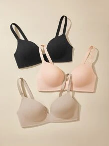 LUVLETTE Pure Seamless Wireless T-shirt Bra - Apricot - View 7