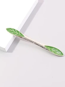 樹葉設計髮夾 - 彩色 - 查看 2