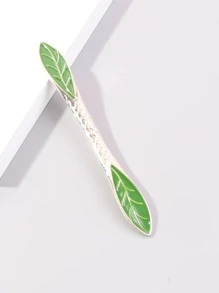 樹葉設計髮夾 - 彩色 - 查看 5