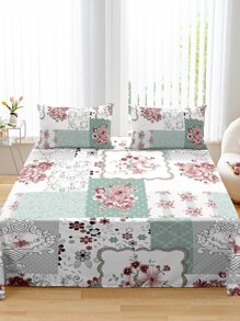 花朵印花床單套裝不附帶內芯 - 彩色 - 查看 7